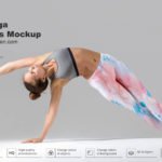Free Free Yoga Leggings Mockup PSD Template