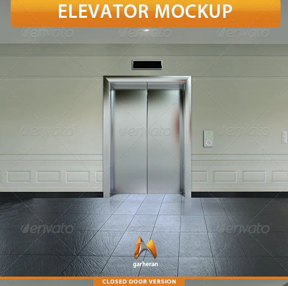 Free 20 Complete Elevator Mockup PSD Templates