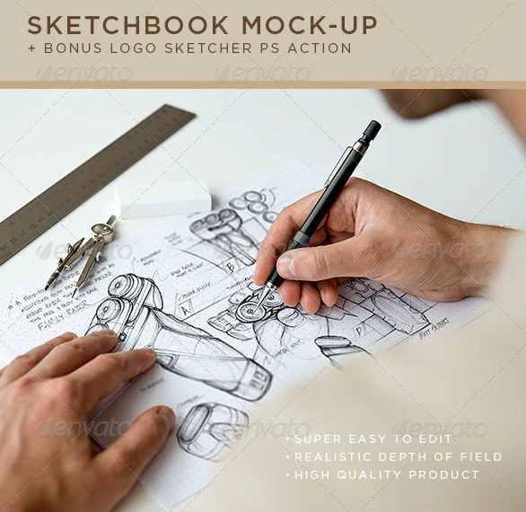 Sketchbook Mock-Up
