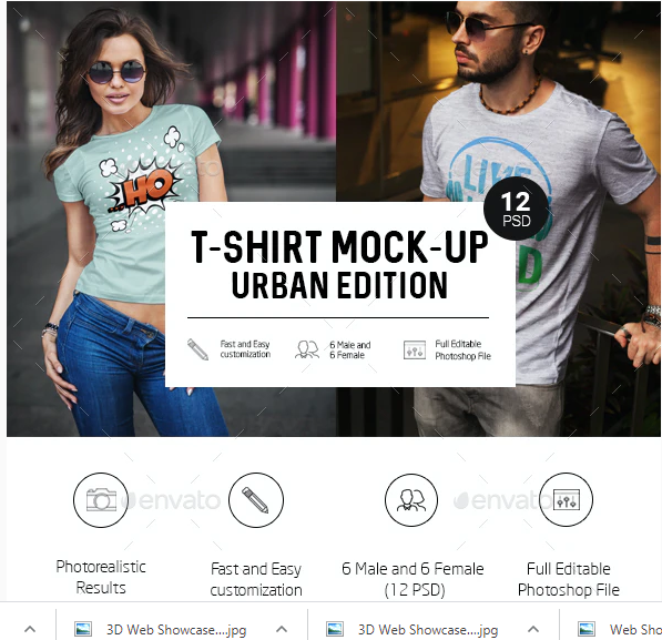T-Shirt Mock-Up Urban Edition