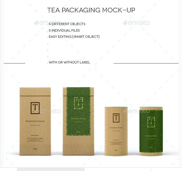 Tea Packaging Mock-Up