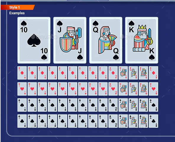 Playing Cards Game Asset