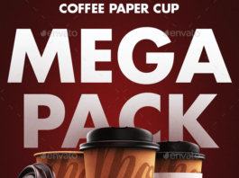 Paper Coffee Cup Mock-up Mega Pack