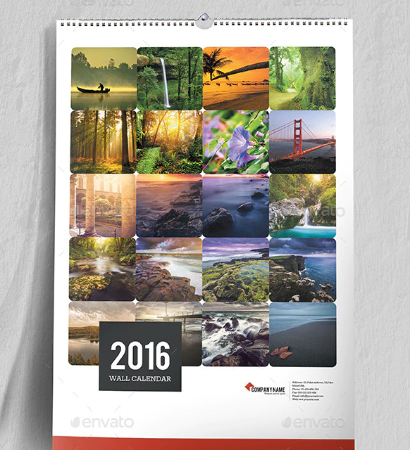 Wall Calendar 2016