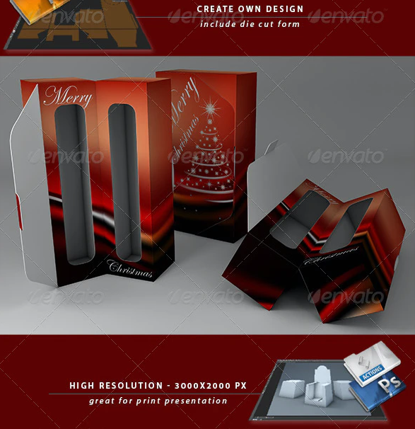 3D Wine Gift Box