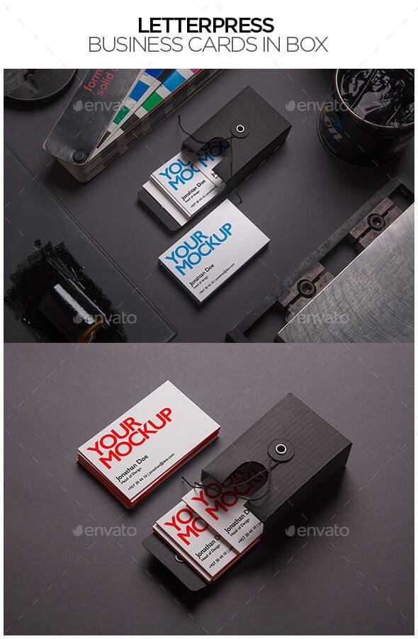 Download 33+ Best Free Letterpress Business Card Mockup PSD, Vector