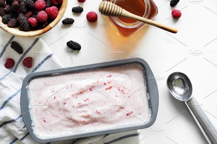 A container full of Yogurt PSD 
