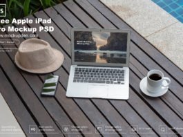 Free Apple iPad Pro Mockup PSD Template