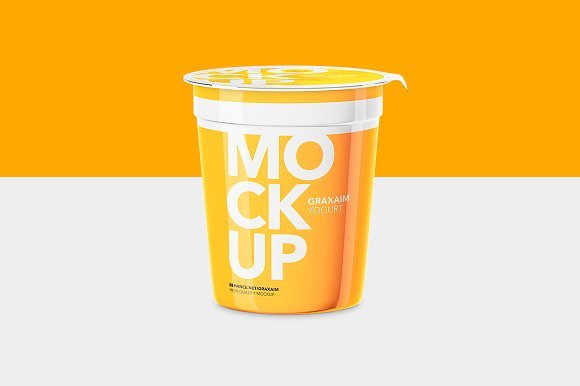 Attractive Yogurt Cup Design Template