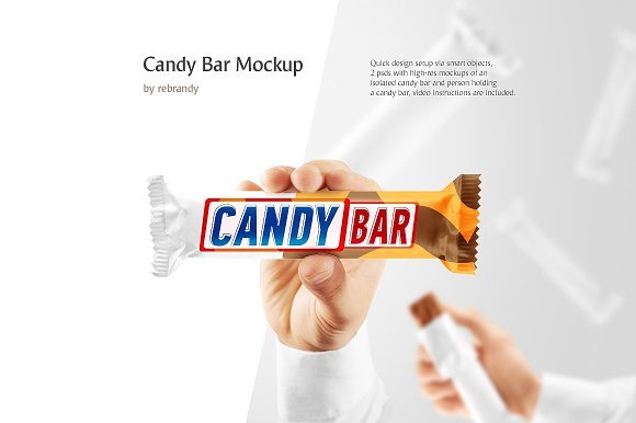 Bar of Candy PSD File