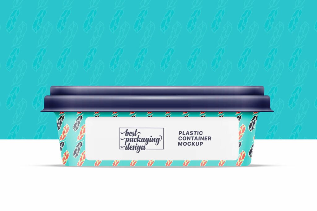 Best Design Plastic Container PSD Design Template