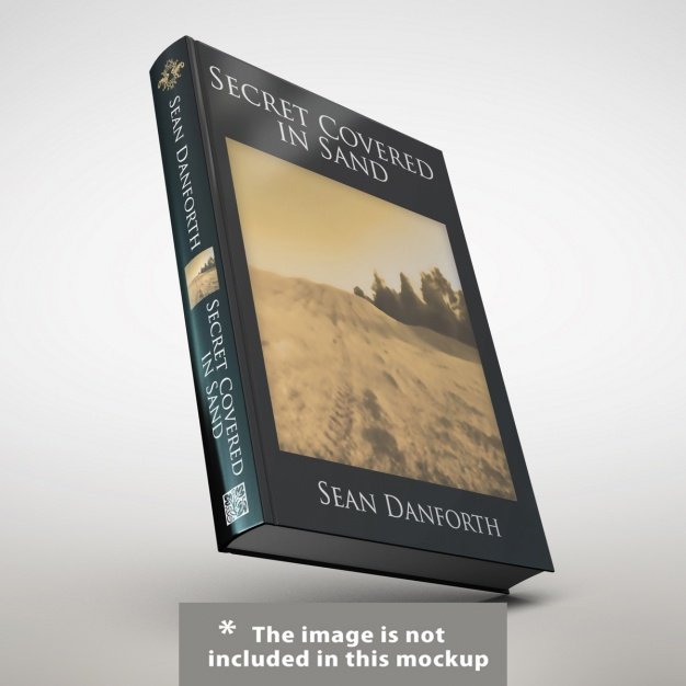 Black Cover Book Cover PSD