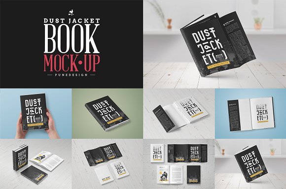 Black Dust Book Mockup