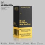 Free Brand Product Box Mockup PSD Template Free Brand Product Box Mockup PSD Template