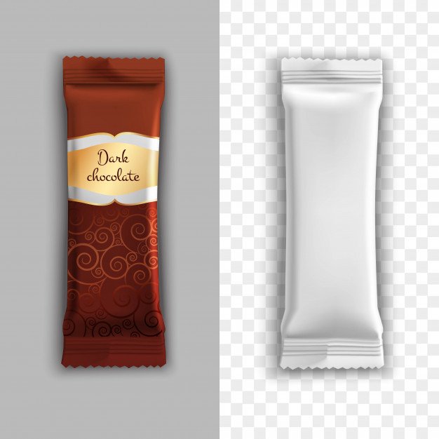 Brown Chocolate Packaging Vector Format