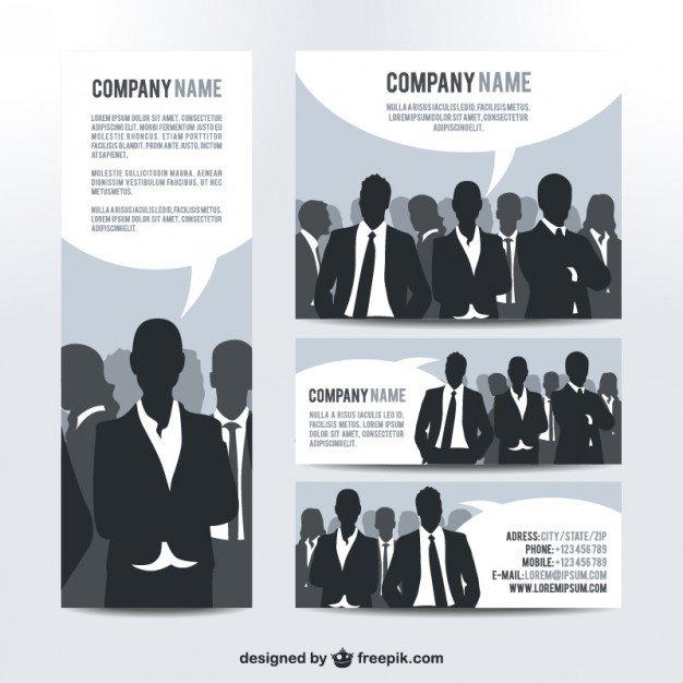 Business People Print Visual Identity Mockup