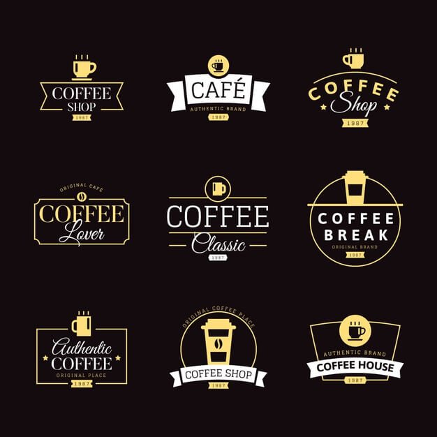Cafe Themed Coffee Branding Mockup Set
