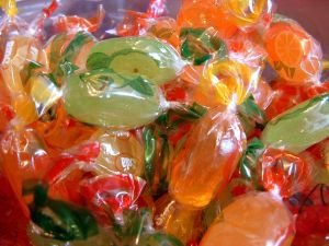 Candies with Transparent Wrappers Photo: