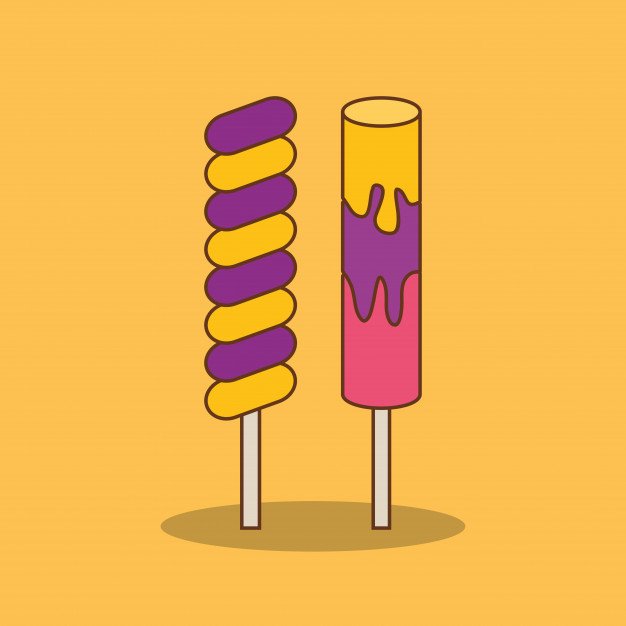 Candy With Stick Vector