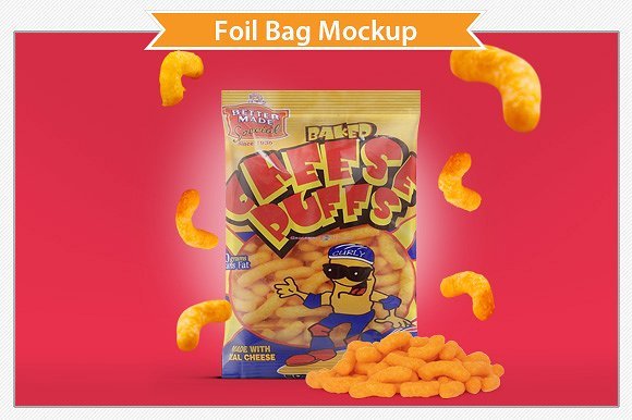 Chips Foil Bag Design template: