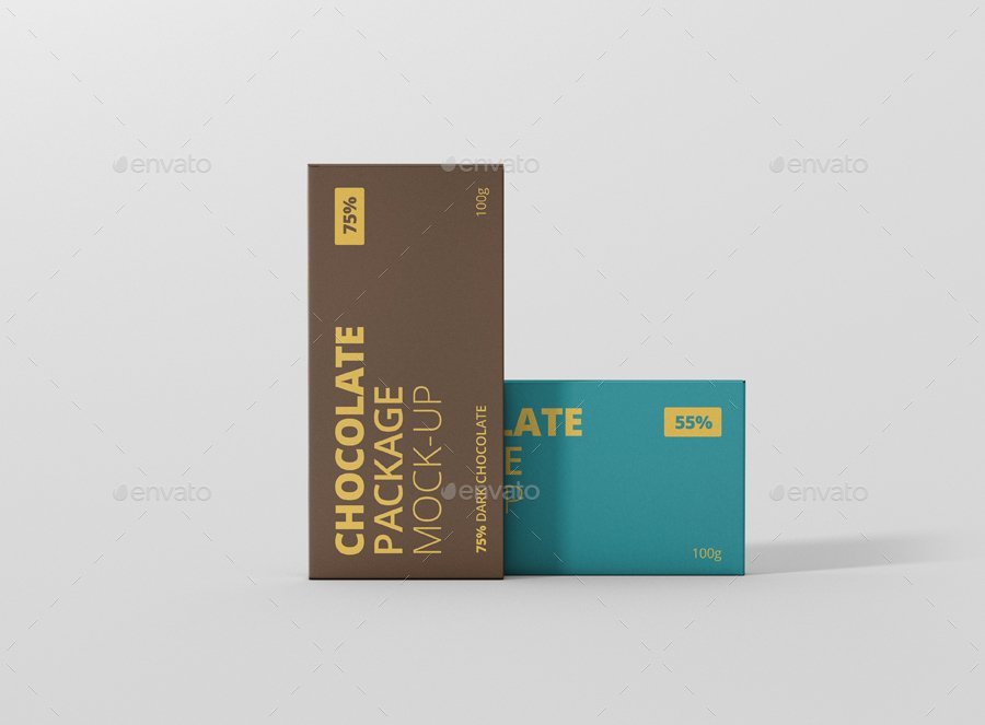 Chocolate Packaging Mock-Up