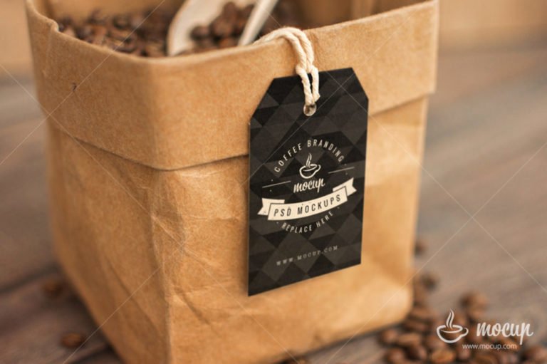 Download 40+ Best Free Coffee Packaging Mockup PSD for Branding