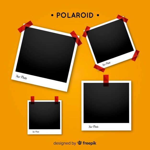 Colored mockup for photo frame