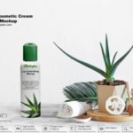 Free Cosmetic Cream Bottle Mockup PSD Template Free Cosmetic Cream Bottle Mockup PSD Template