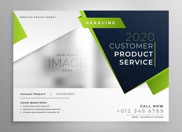 Creative Design Customer Product Service A4 Flyer Vector File