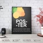 Free Creative Poster Mockup PSD Template