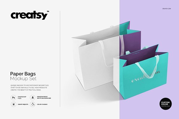 Download 23+ Free Gift Bag Mockup PSD & AI Templates