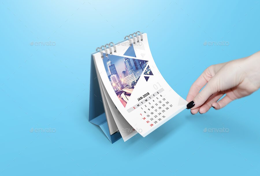 Desk Calendar Mockups