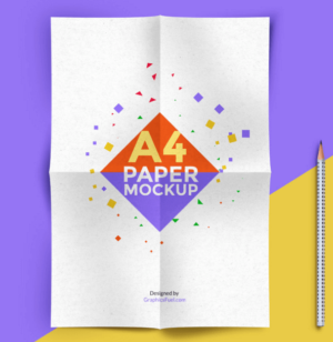 30+ Free A4 Paper Mockup PSD Templates Updated 2020