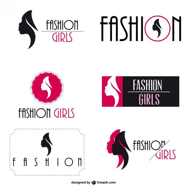 Fashion Logo Visual Identity Vector File Illustration