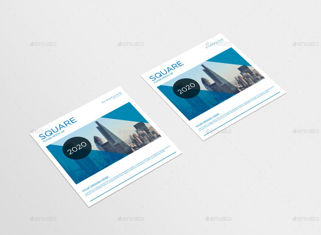 Flyer Square Mock-Up