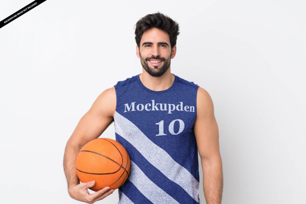 Free Basketball Uniform Mockup PSD Template