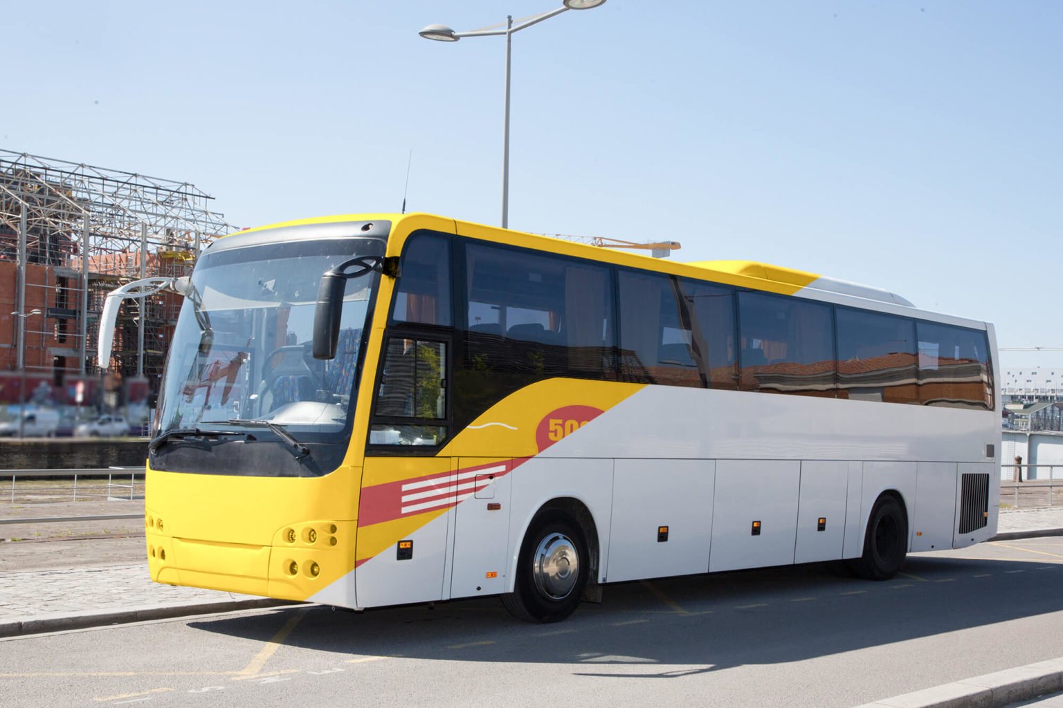 Free Bus Advertising Mockup PSD Template - Mockup Den