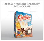 Download 22+ Best Free Cereal Box Mockup PSD Template for Packaging