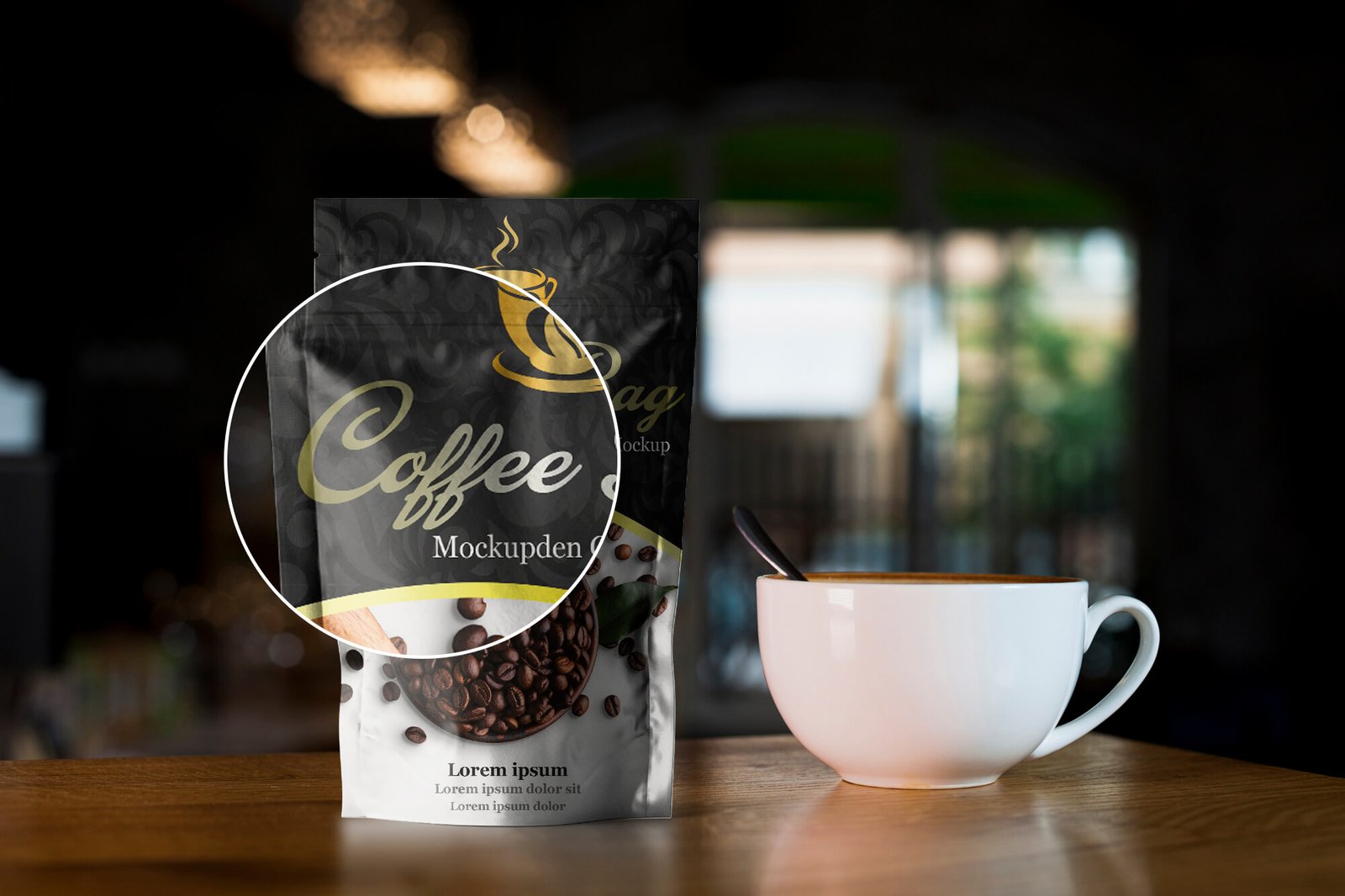 Download Free Coffee Bag Mockup PSD Template | Mockup Den