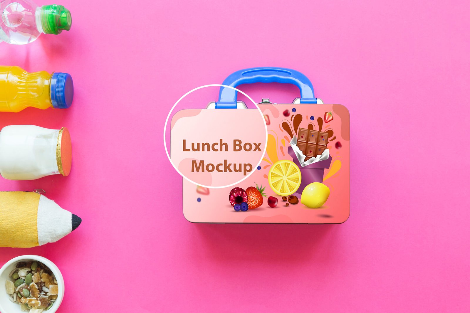 Download Free Lunch Box Mockup PSD Template - Mockup Den