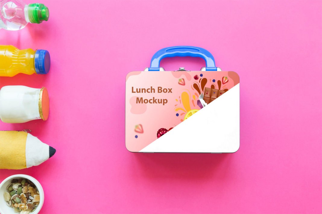 Download Free Lunch Box Mockup PSD Template - Mockup Den