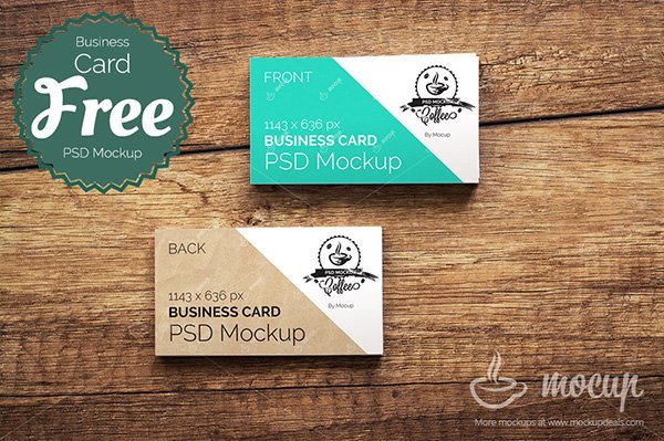 Free PSD CI Business Card Mockup Template