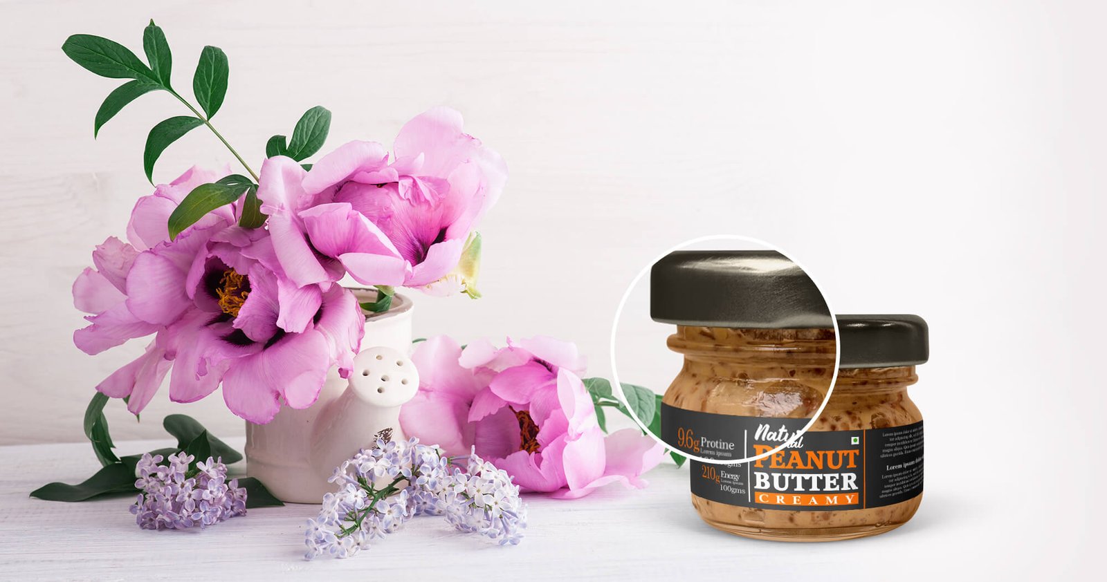 Download Free Peanut Butter Jar Mockup PSD Template| Mockupden Exclusive