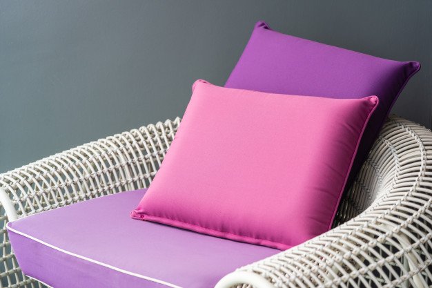 Free Two color pillow mockup