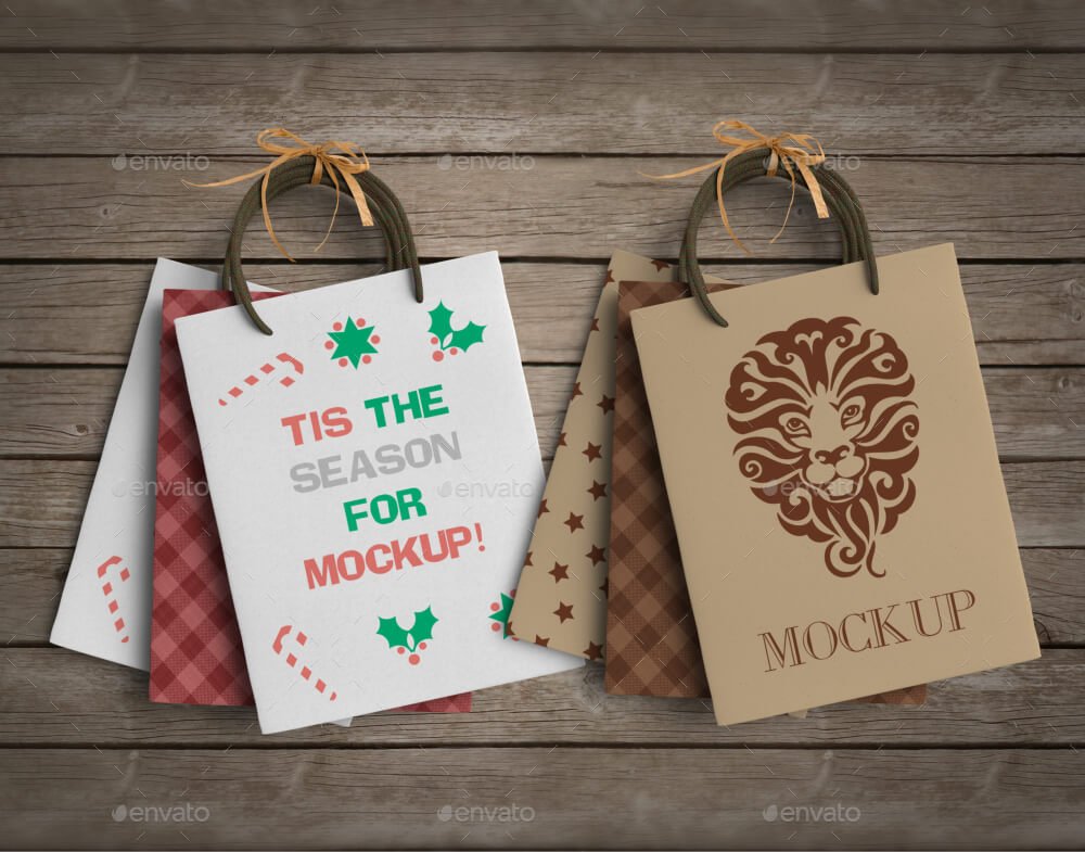 Gift Bags Mockup