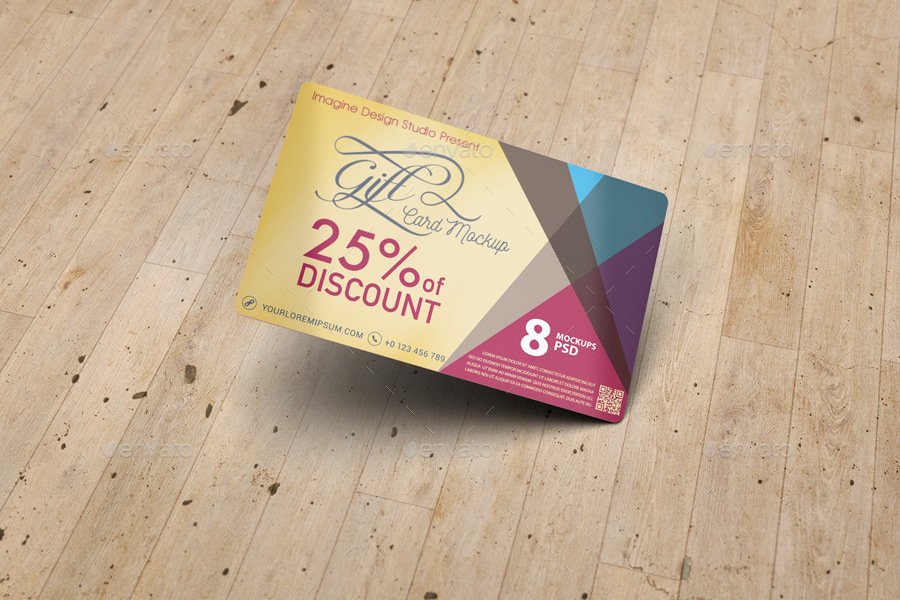 Gift Card Mockup