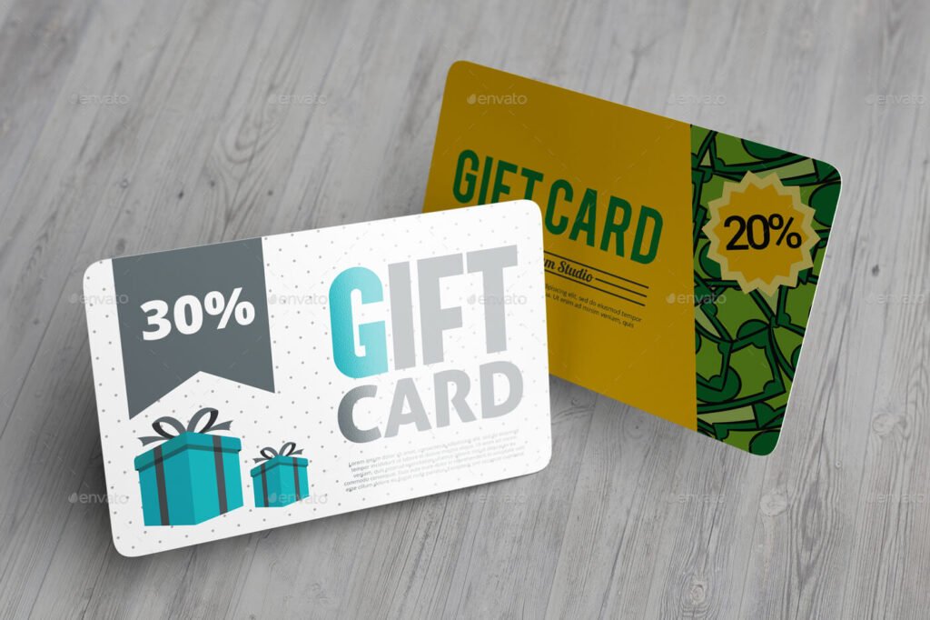 Gift / Discount Card Mock-Up