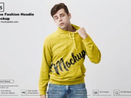 Free Fashion Hoodie Mockup PSD Template