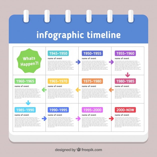 Info graphic Table Calendar Vector Design