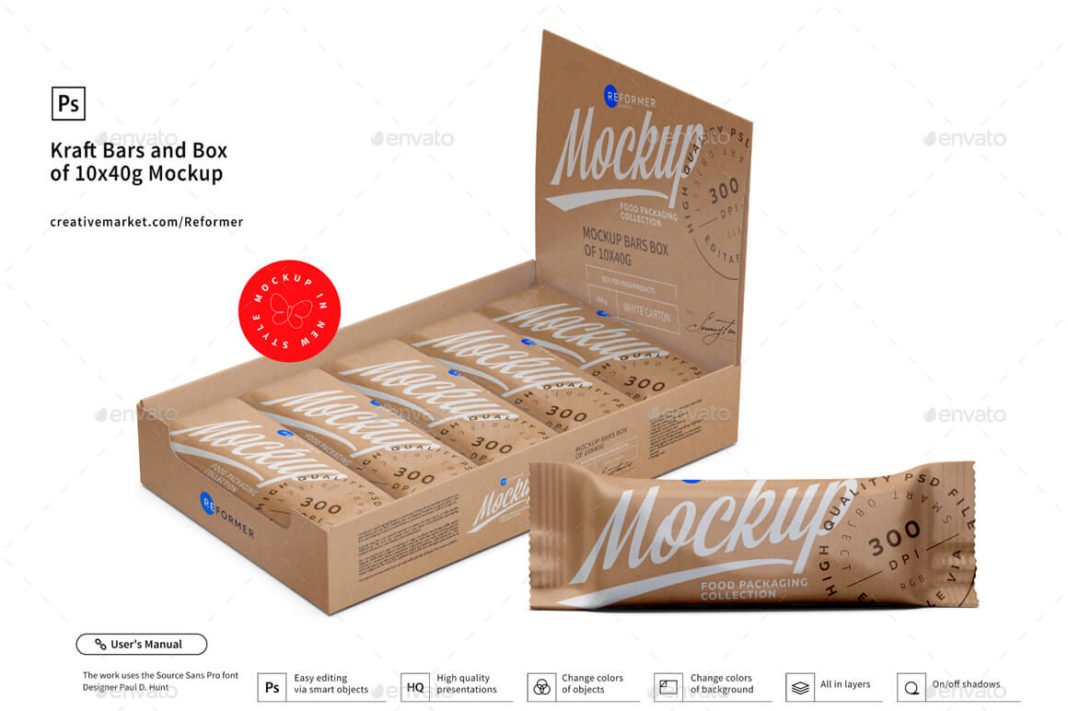 Download 22+ Free Kraft Box Mockup PSD Mockup Templates 2020